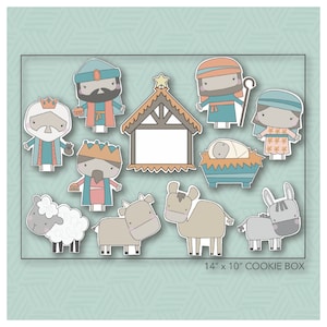 Modern Nativity Cookie Cutter Set