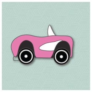 B Doll Car Cookie Cutter