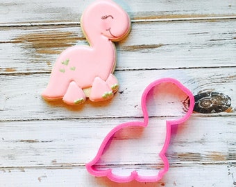 Chubby Brontosaurus Cookie Cutter