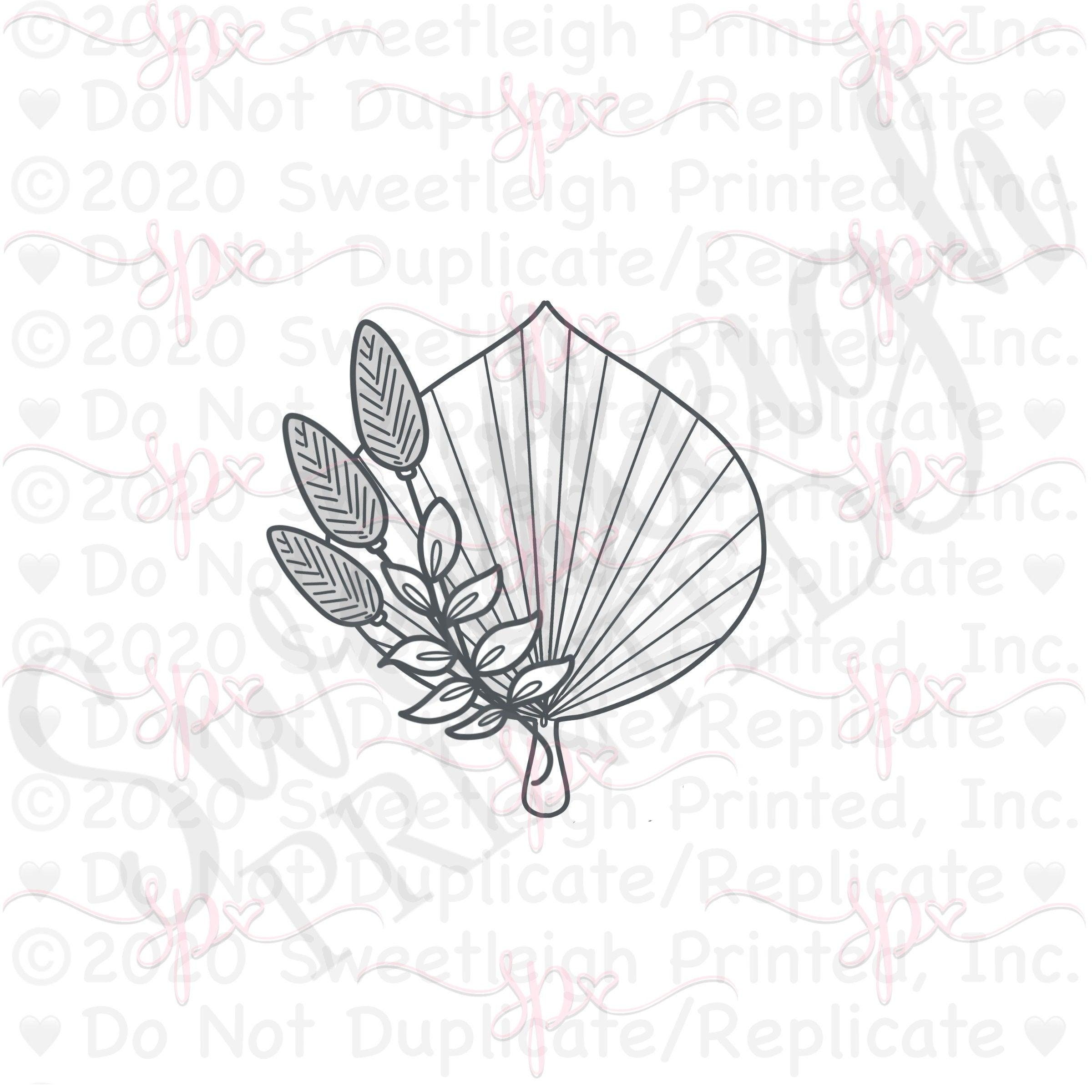 Mod Pampas Frond Cookie Cutter