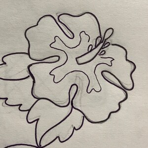 Hibiskus Ausstechform