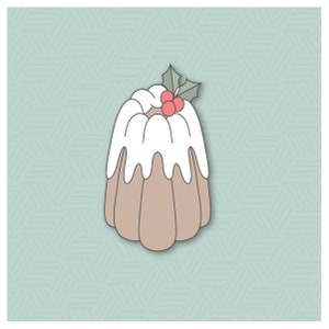 Tall Christmas Bundt Cake Cookie Cutter