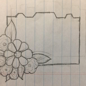 Floral Camera Cookie Cutter