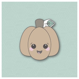Kawaii Leaf Pumpkin Cookie Cutter