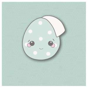 Egg with Tag 2022 Cookie Cutter