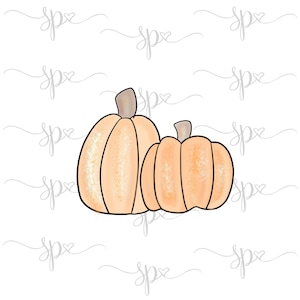 Double Pumpkins Cookie Cutter