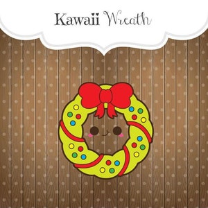 Kawaii Wreath Cookie Cutter