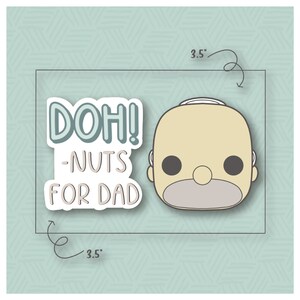 Donuts for Dad 2 Piece Cookie Cutter Set