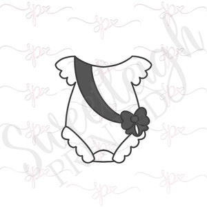 Princess Onesie Cookie Cutter