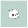 Girly Skull 2023 Cookie Cutter