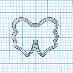Sweet Girly Bow Cookie Cutter
