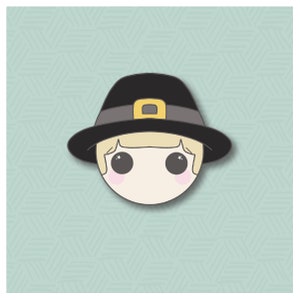 Chibi Pilgrim Cookie Cutter