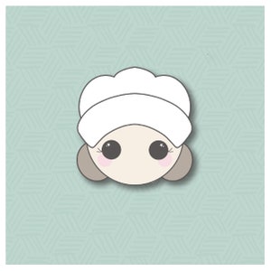 Chibi Girly Pilgrim Cookie Cutter