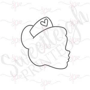 Nurse Silhouette Cookie Cutter