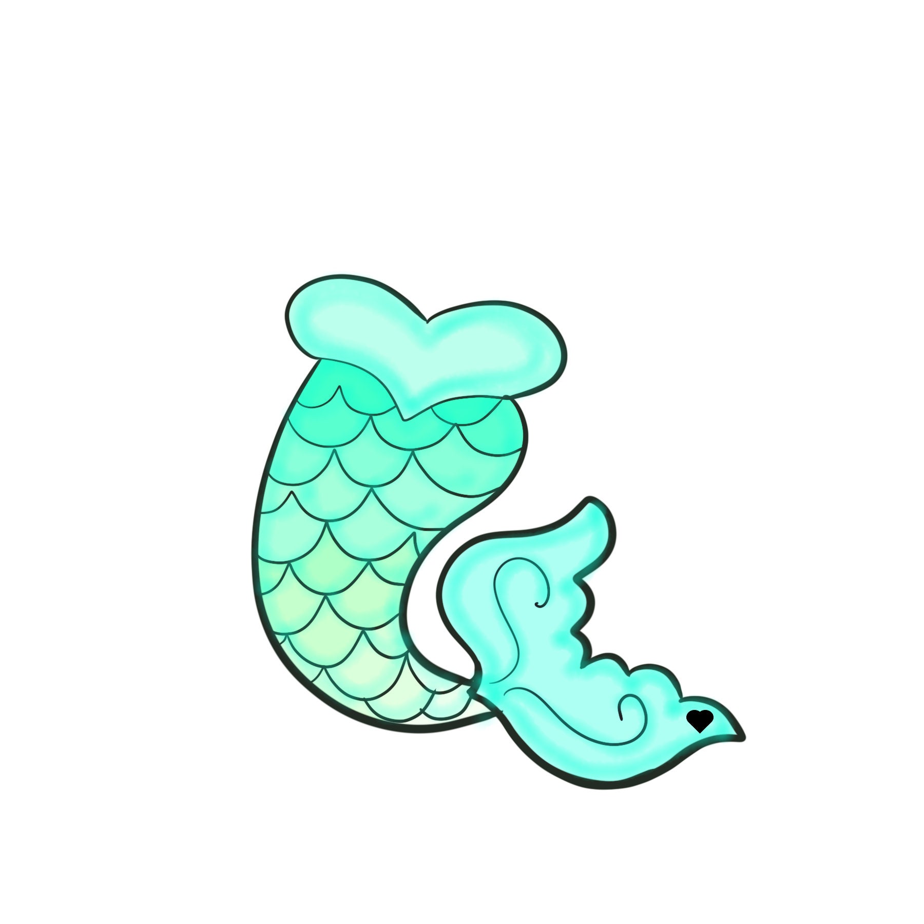 Mermaid Plaque Cookie Cutter