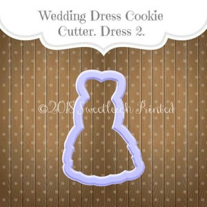 Wedding Dress 2 Cookie Cutter