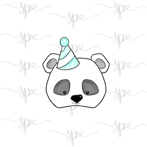 Party Panda Face Cookie Cutter