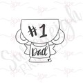 Trophy with Banner Cookie Cutter