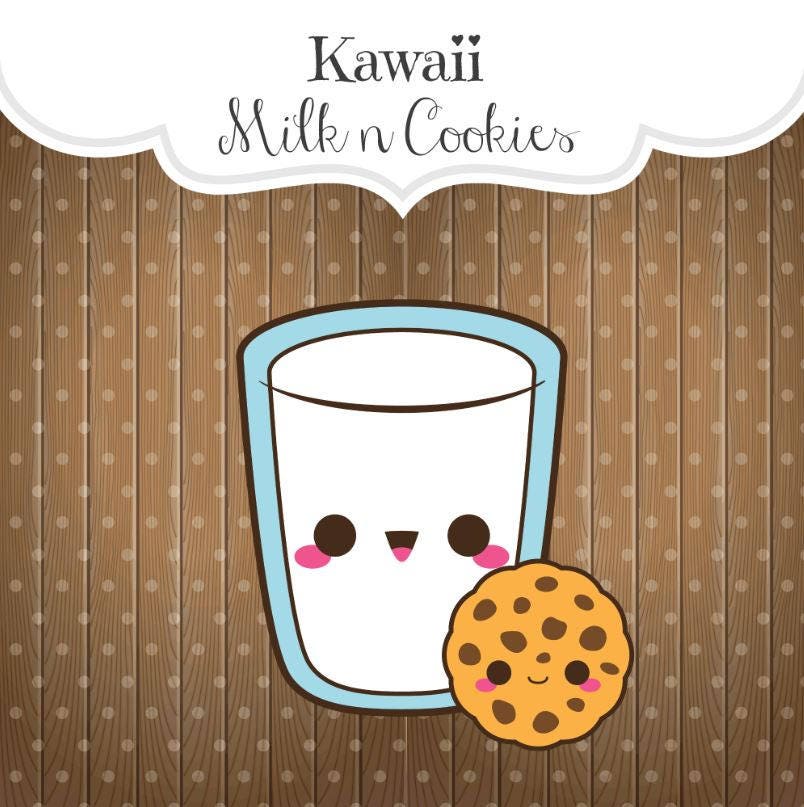 Cookies kawaii. Каваи молоко. Kawaii Milk. Cute Milk.