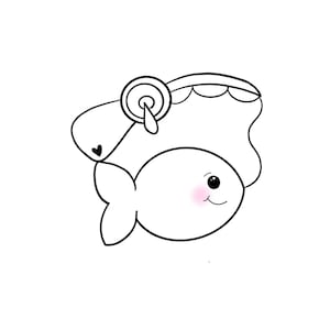 Fishing Pole Cookie Cutter