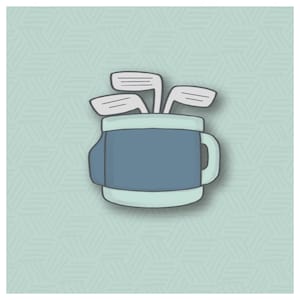 Chubby Golf Bag Cookie Cutter