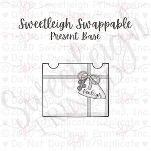 Sweetleigh Swappable Present Base Cookie Cutter