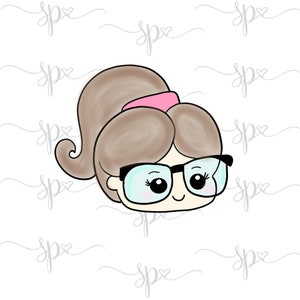 Kawaii Science Girl Cookie Cutter