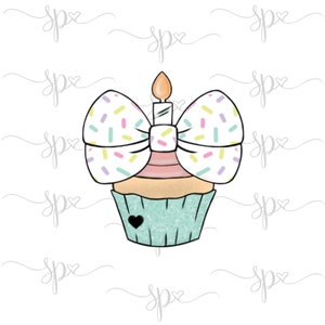 Birthday Cupcake Cookie Cutter by Lady Milkstache