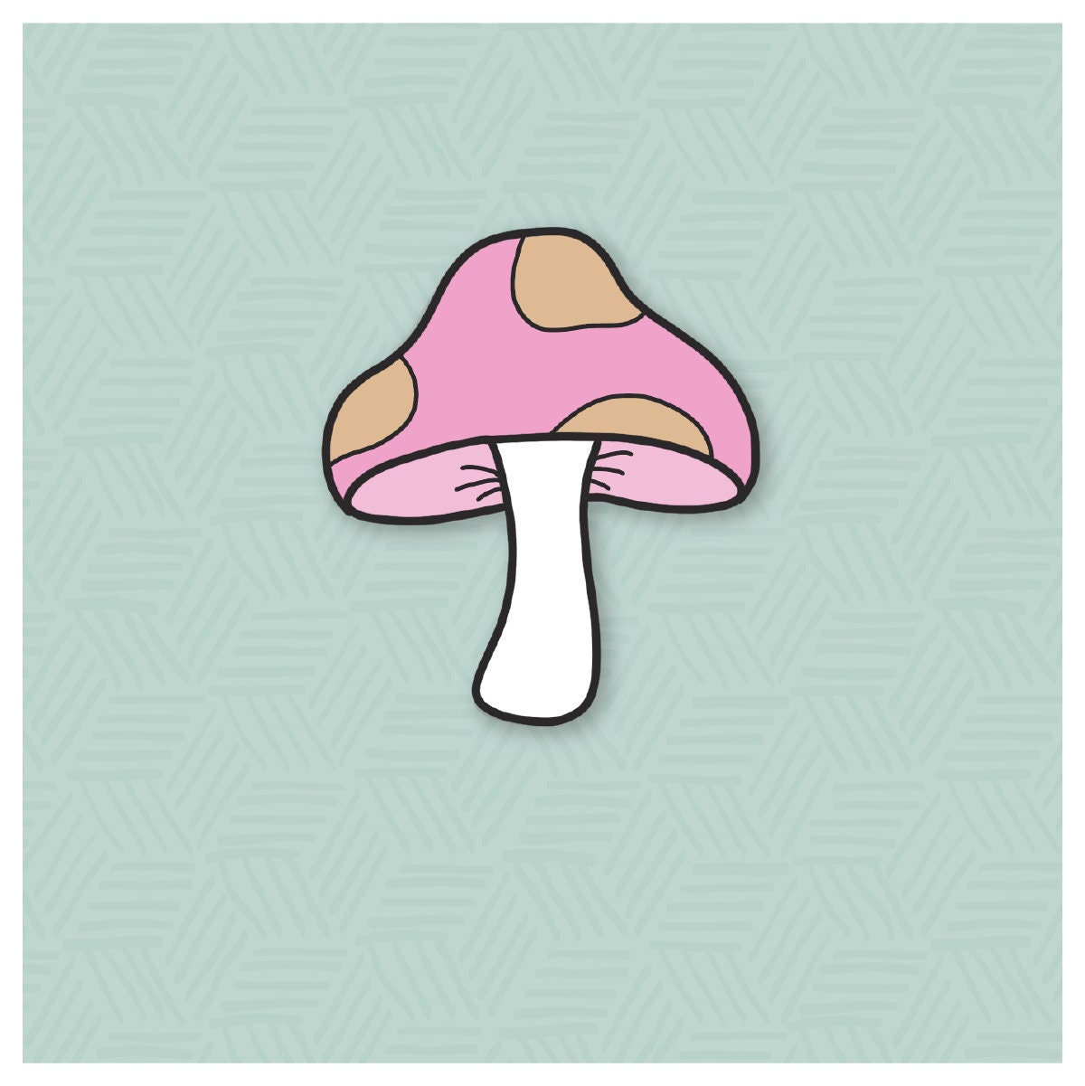 Mushroom 2021 Cookie Cutter - Sweetleigh