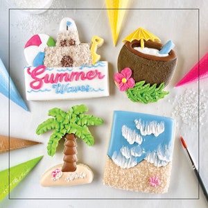 Lolly&#39;s Home Kitchen Summer Waves Cookie Class Cutters