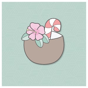 Christmas Coconut Cocktail Cookie Cutter