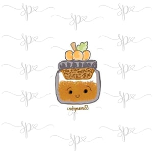 Mama&#39;s Pumpkin Spice Jar Cookie Cutter