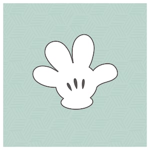 Kawaii Mouse Hand Cookie Cutter