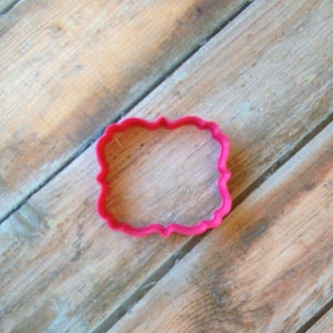 Vintage Plaque Cookie Cutter