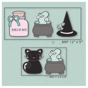 Chubby Magical Halloween Cookie Cutters