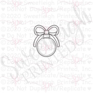 Yarn Bow Ornament Cookie Cutter