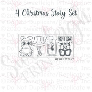 Christmas Story Cookie Cutters