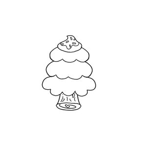 Chubby Christmas Tree 2018 Cookie Cutter
