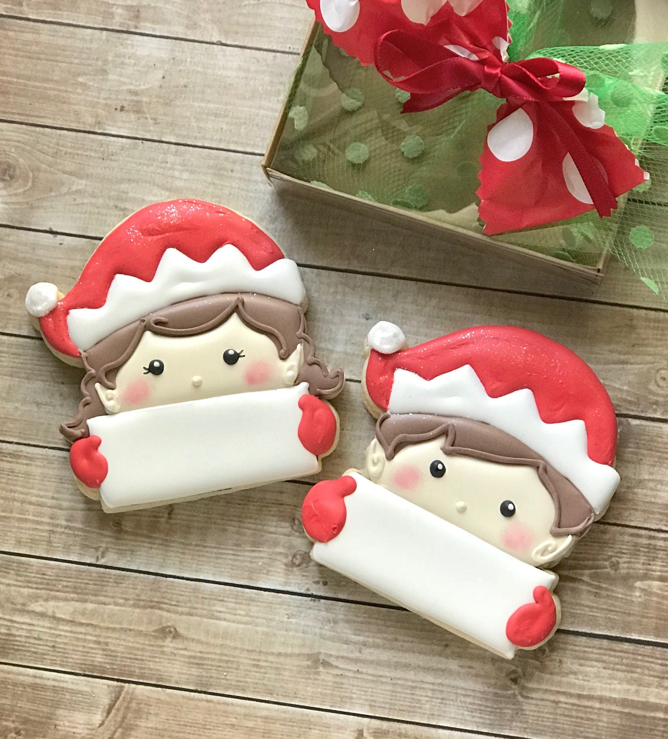 Elf Name Plaque Cookie Cutter 2018 Etsy