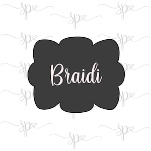 Braidi Plaque Cookie Cutter