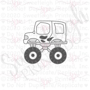 Monster Truck 2 Cookie Cutter