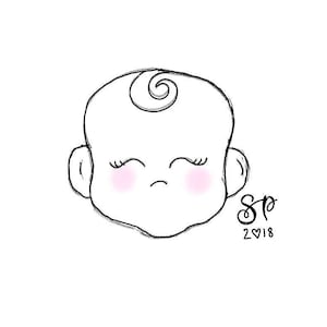 Baby Face Cookie Cutter