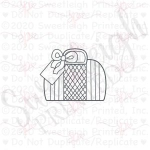 Jelly Basket with Tag 1 Cookie Cutter