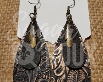 Leather Earrings | Annie Oakley