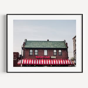 Varsity Club Print, Ohio State University, Campus Art, Columbus Ohio Photography, College, Classic Bar and Pub, Urban Artwork, Ohio Artist
