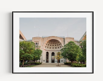 Ohio State Buckeyes, Horseshoe Stadium, OSU Campus Print, College Football Fan, Dorm Decor, Ohio State Office Print, Wall Art, Alumni Gifts