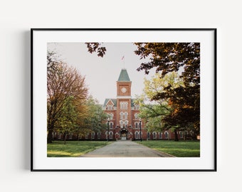 Ohio State University Hall Wall Art, OSU Campus, The Oval, Chic Wall Art, High Quality, Ohio State Room Decor, Office, Home Decor