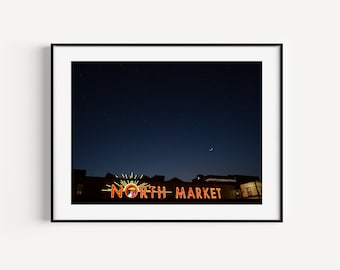 Columbus Ohio Print, North Market, Columbus Ohio Large Wall Art, Unique Columbus Gift, Ohio photography, Columbus Home Decor, Game Room Art