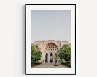 The Ohio State University Football Stadium Print, Ohio State Gift, The Horseshoe Print, Buckeye Football Fan Gift, Man Cave Art, Large Print