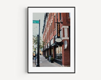 Short North Views, Columbus Landmarks, Restaurant Wall Art, Large Print, Urban Photography, Loft Art, Columbus Artist, Bar